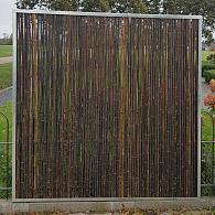 Bamboerolscherm in stalen frame 90x180 cm