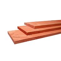 Douglas Fijnbezaagde Plank 2,5 x 25 x 400 cm, Onbehandeld. [W31423] Wv